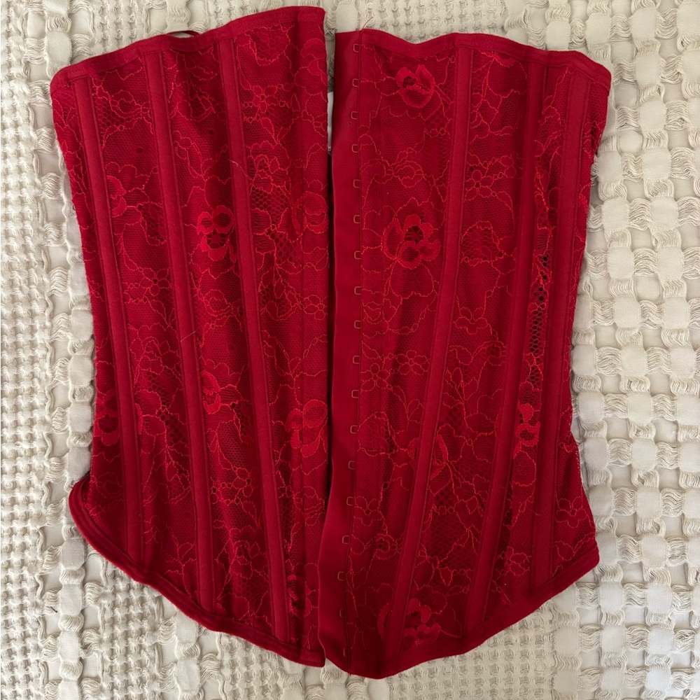 Garage Scarlet Lace Bustier